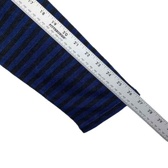 Good American Stripe Linen Crew Neck Top - Picture 9 of 9